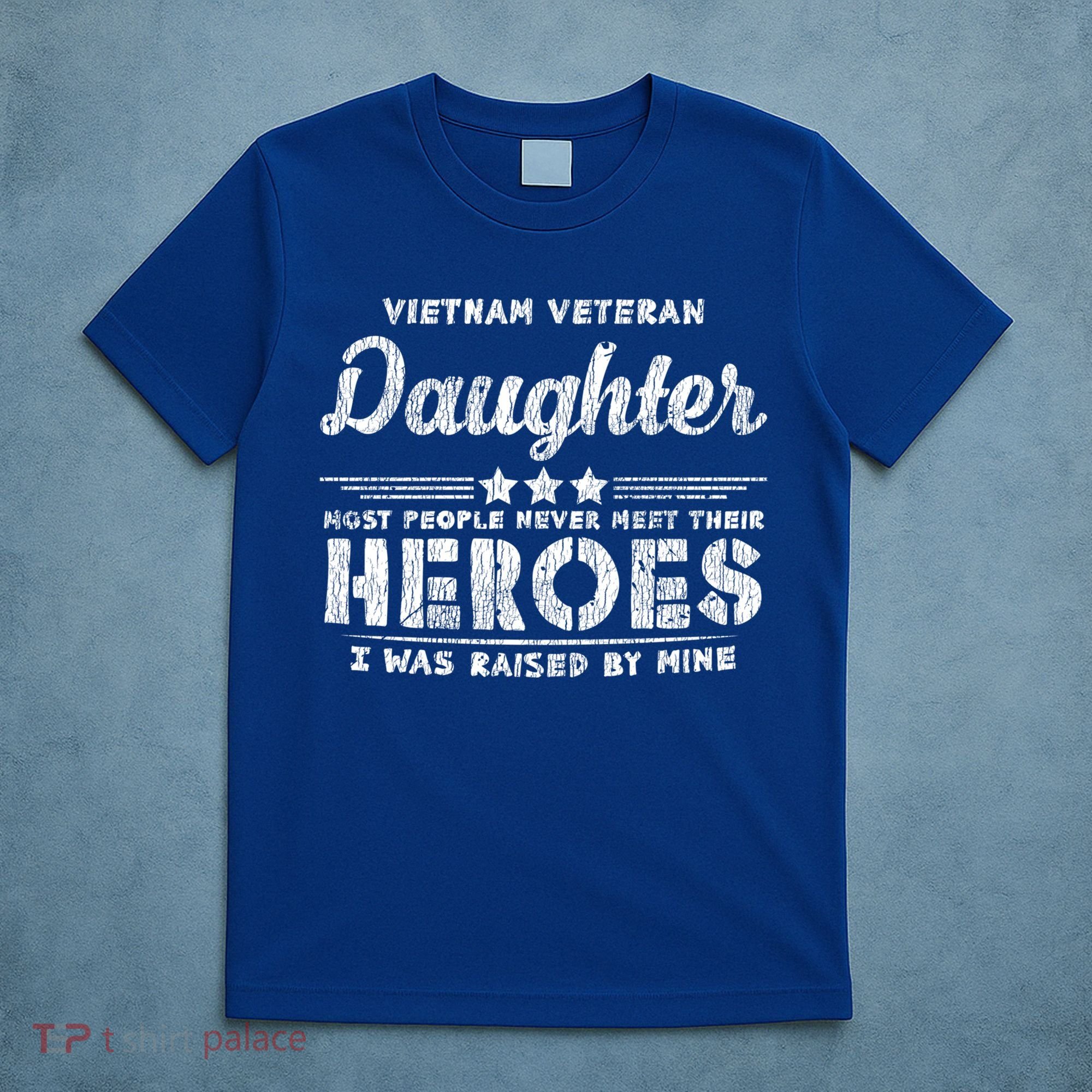 Vietnam Veteran Daughter Hero Father Proud Dad Papa Veteran Gift T-Shirt
