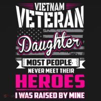Vietnam Veteran Daughter Raised By My Hero Sweatshirt thumb 3