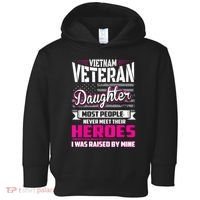 Vietnam Veteran Daughter Raised By My Hero Toddler Hoodie thumb 0
