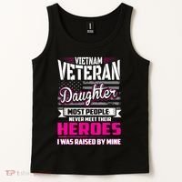 Vietnam Veteran Daughter Raised By My Hero Tank Top thumb 2