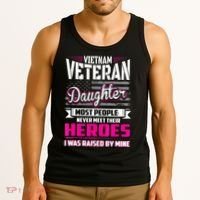 Vietnam Veteran Daughter Raised By My Hero Tank Top thumb 3
