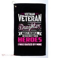Vietnam Veteran Daughter Raised By My Hero Golf Towel thumb 0