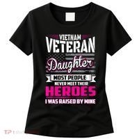 Vietnam Veteran Daughter Raised By My Hero Women's T-Shirt thumb 0