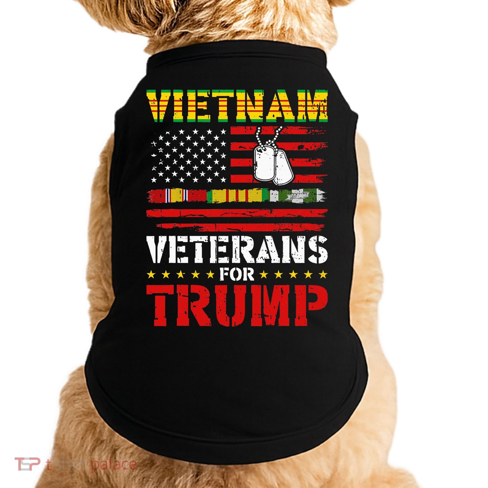 Vietnam Veterans For Trump 2024 Doggie Tank