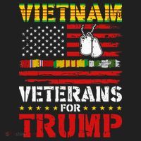 Vietnam Veterans For Trump 2024 Golf Towel thumb 3