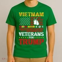 Vietnam Veterans For Trump 2024 T-Shirt thumb 3