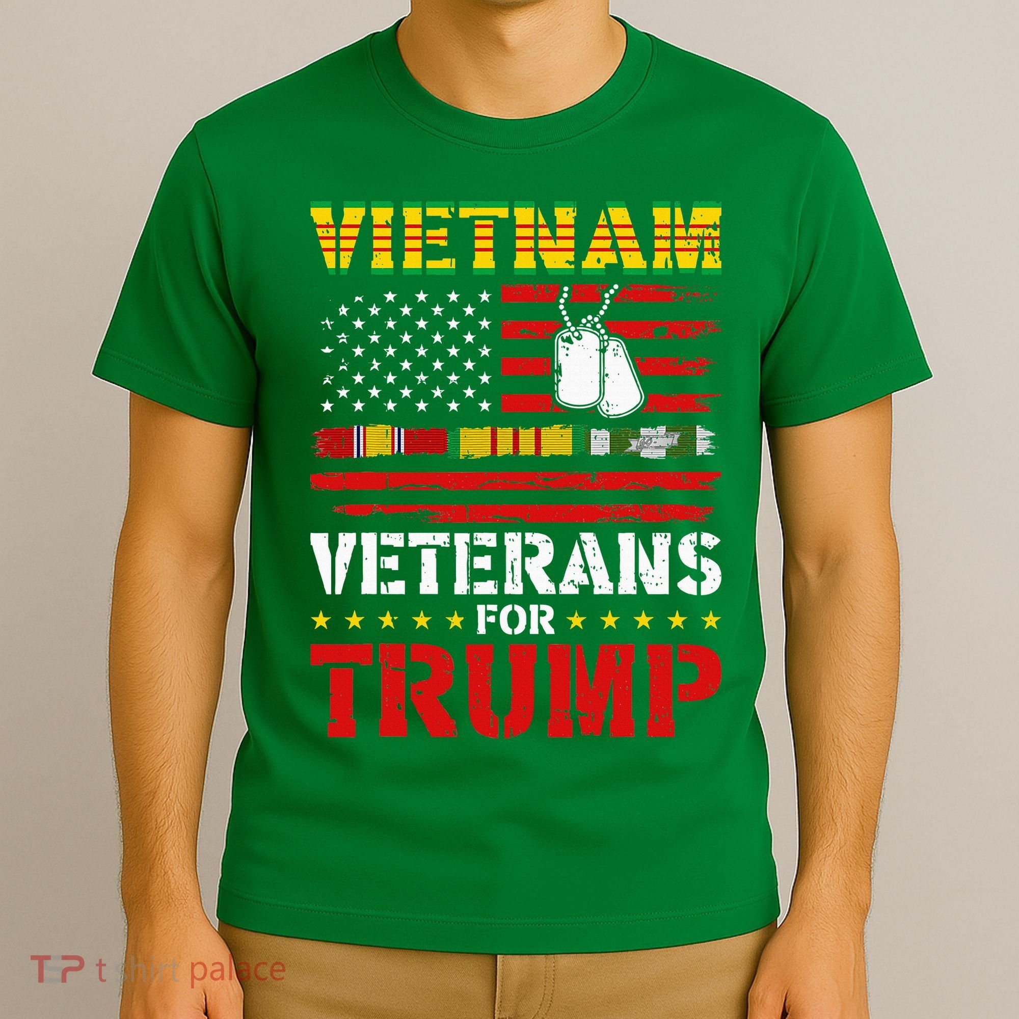 Vietnam Veterans For Trump 2024 T-Shirt