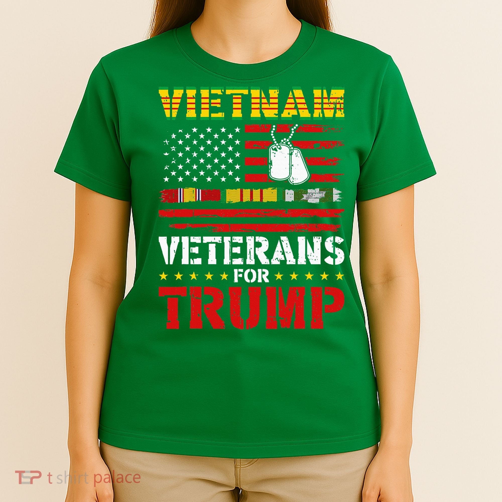 Vietnam Veterans For Trump 2024 T-Shirt