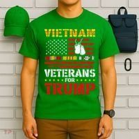 Vietnam Veterans For Trump 2024 T-Shirt thumb 6