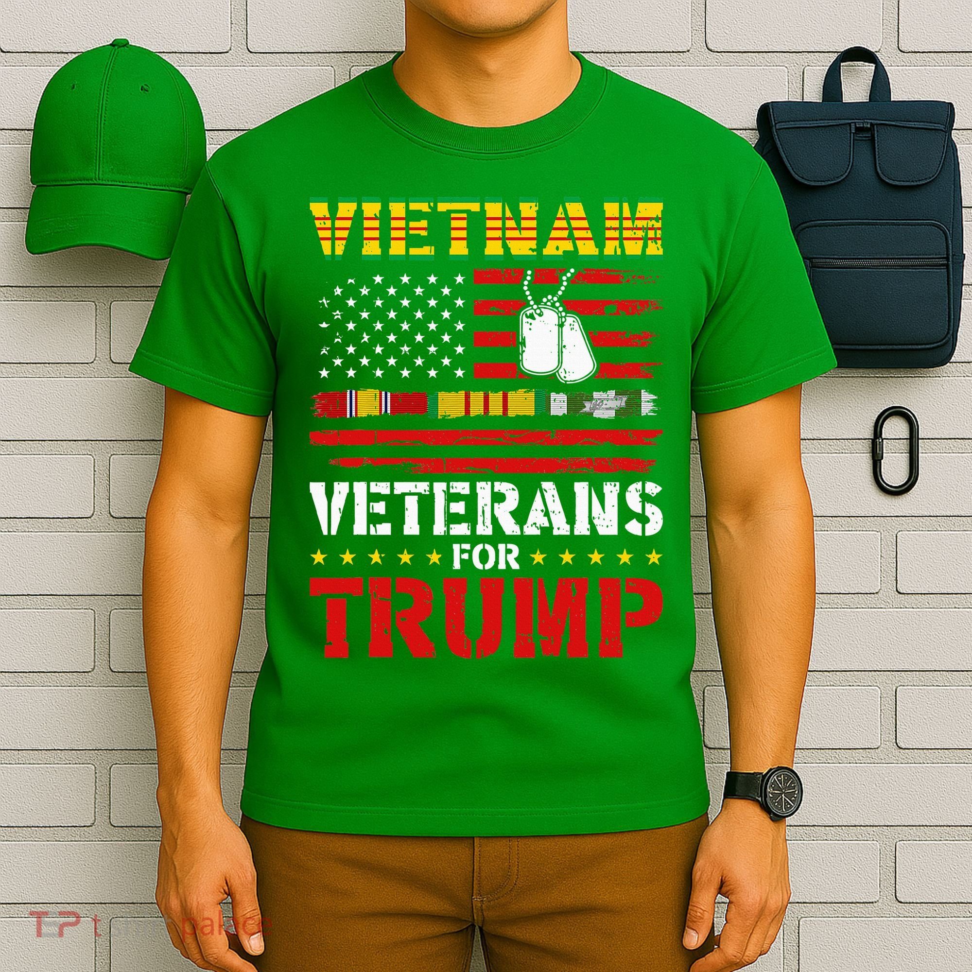 Vietnam Veterans For Trump 2024 T-Shirt