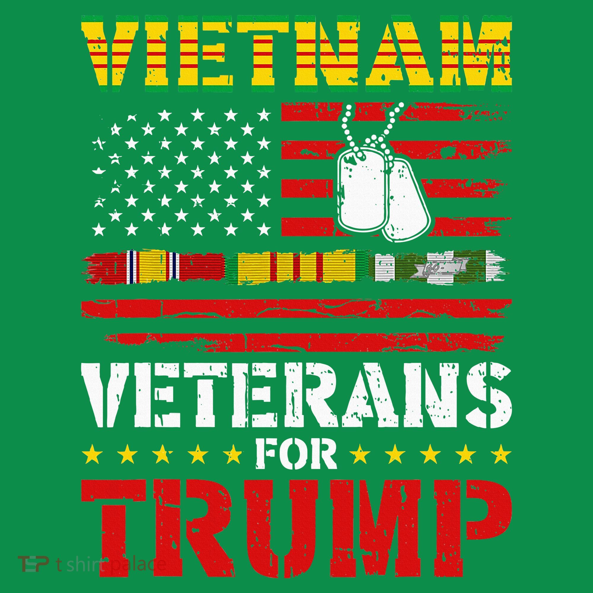 Vietnam Veterans For Trump 2024 T-Shirt