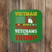 Vietnam Veterans For Trump 2024 Coaster thumb 0