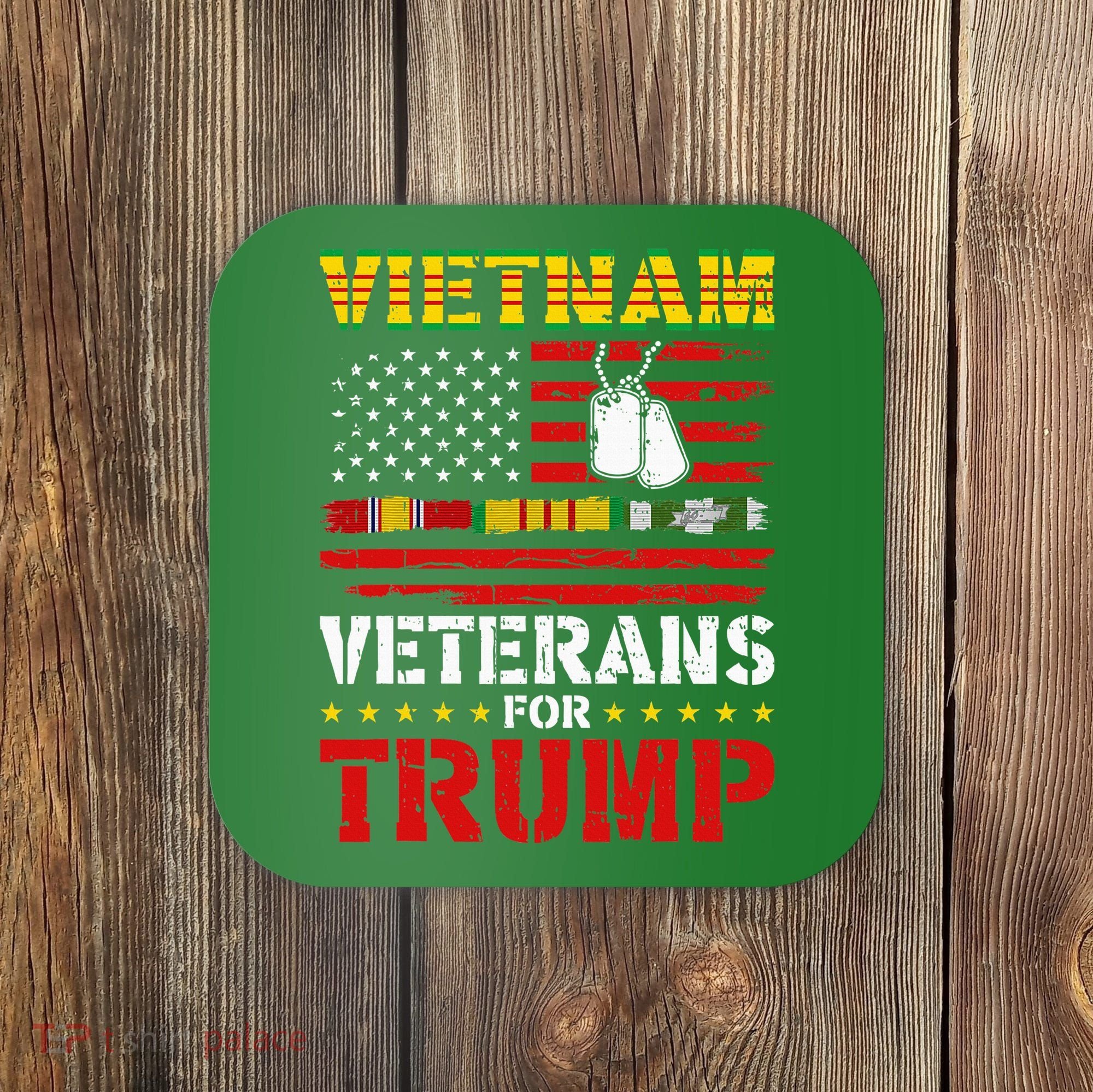 Vietnam Veterans For Trump 2024 Coaster