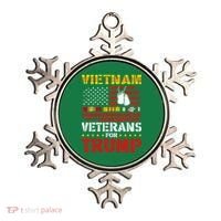 Vietnam Veterans For Trump 2024 Ornament thumb 0