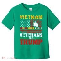 Vietnam Veterans For Trump 2024 Toddler T-Shirt thumb 0