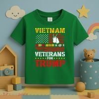 Vietnam Veterans For Trump 2024 Toddler T-Shirt thumb 3
