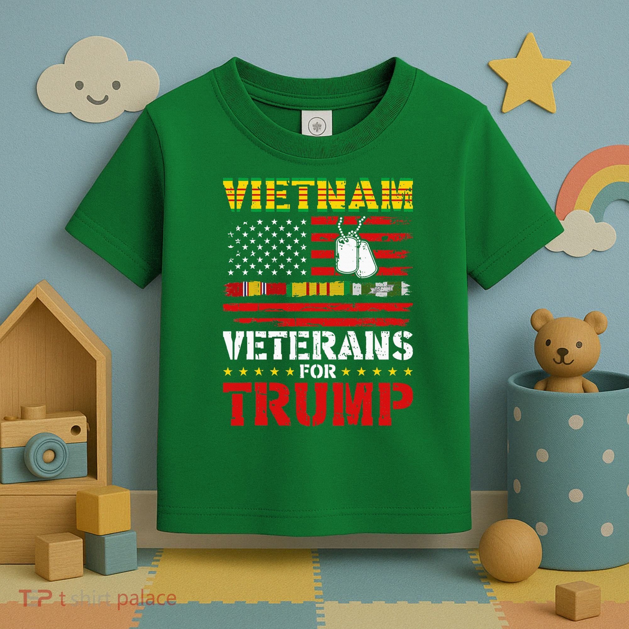 Vietnam Veterans For Trump 2024 Toddler T-Shirt