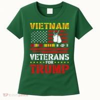 Vietnam Veterans For Trump 2024 Women's T-Shirt thumb 0