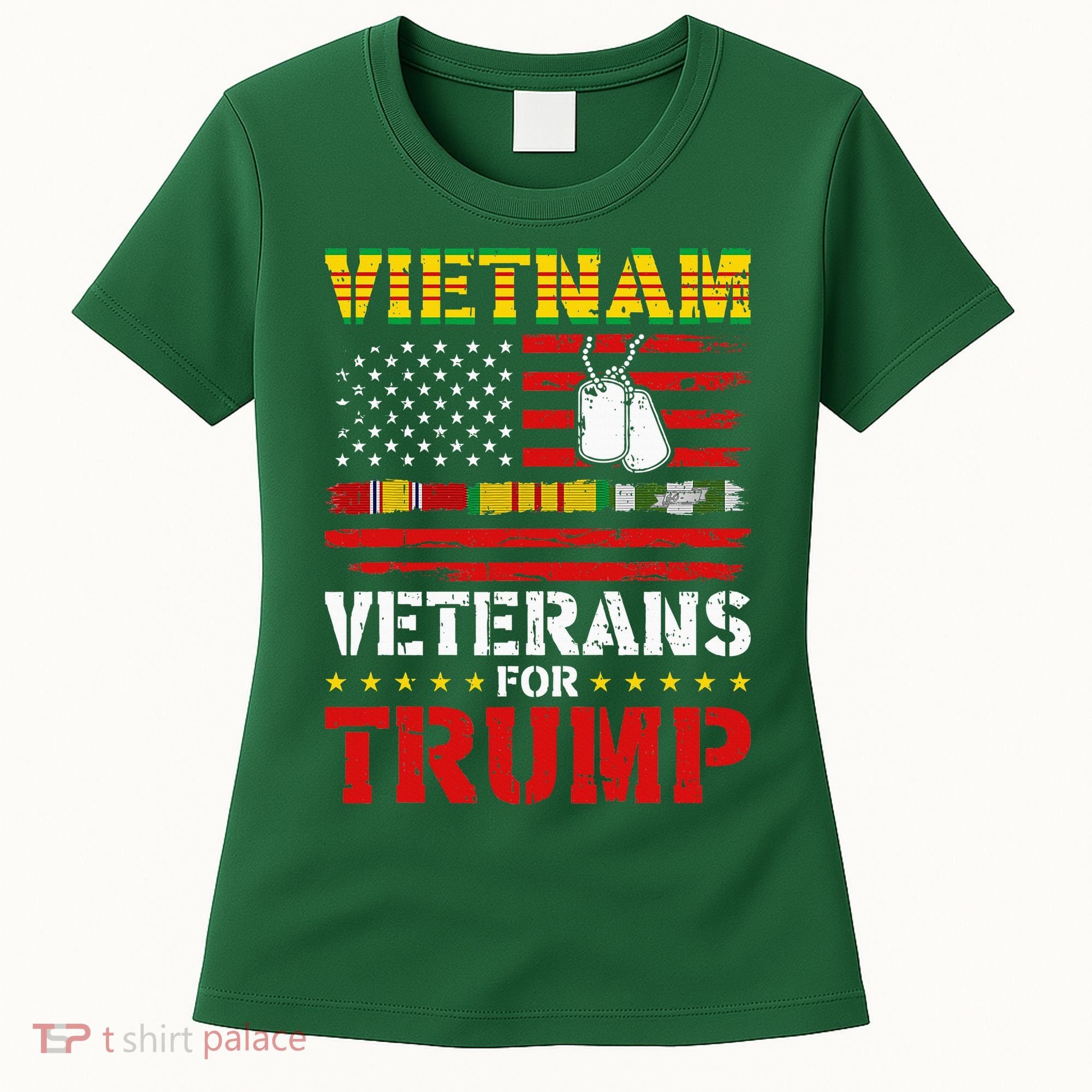 Vietnam Veterans For Trump 2024 Women's T-Shirt