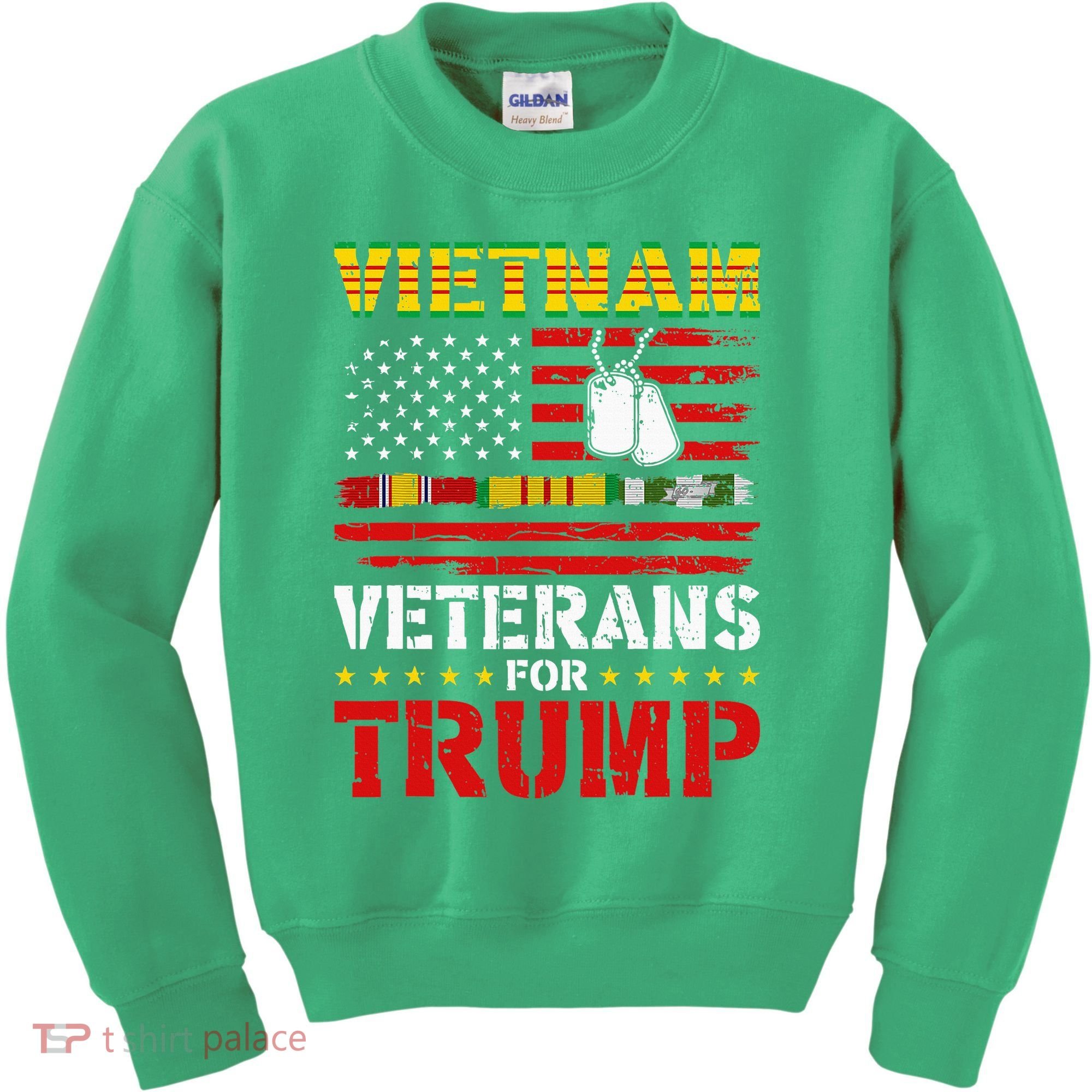 Vietnam Veterans For Trump 2024 Kids Sweatshirt