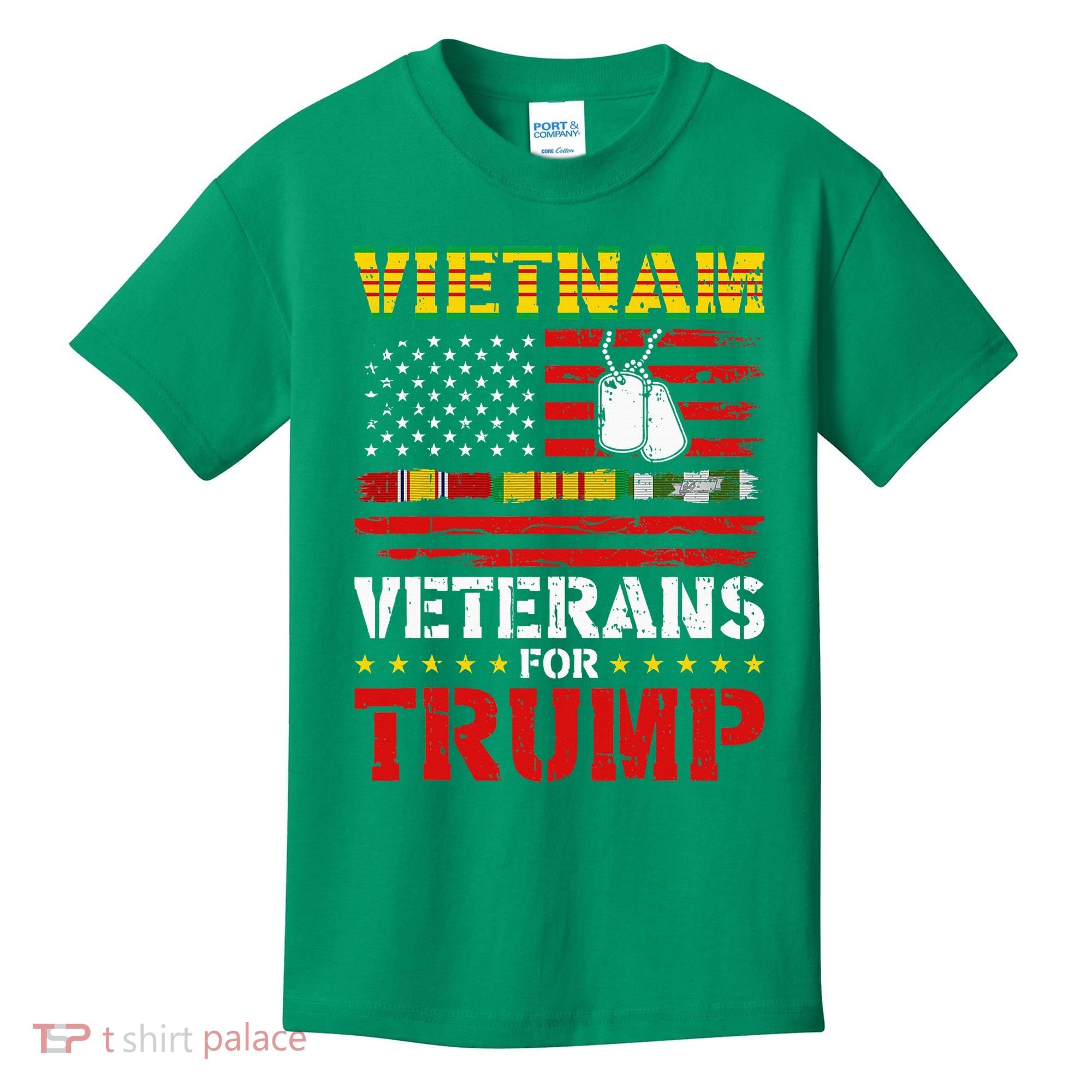 Vietnam Veterans For Trump 2024 Kids T-Shirt
