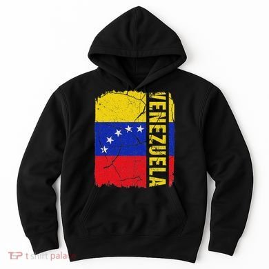 Vintage Venezuelan Flag Venezuela Pride Roots Heritage Gift Hoodie