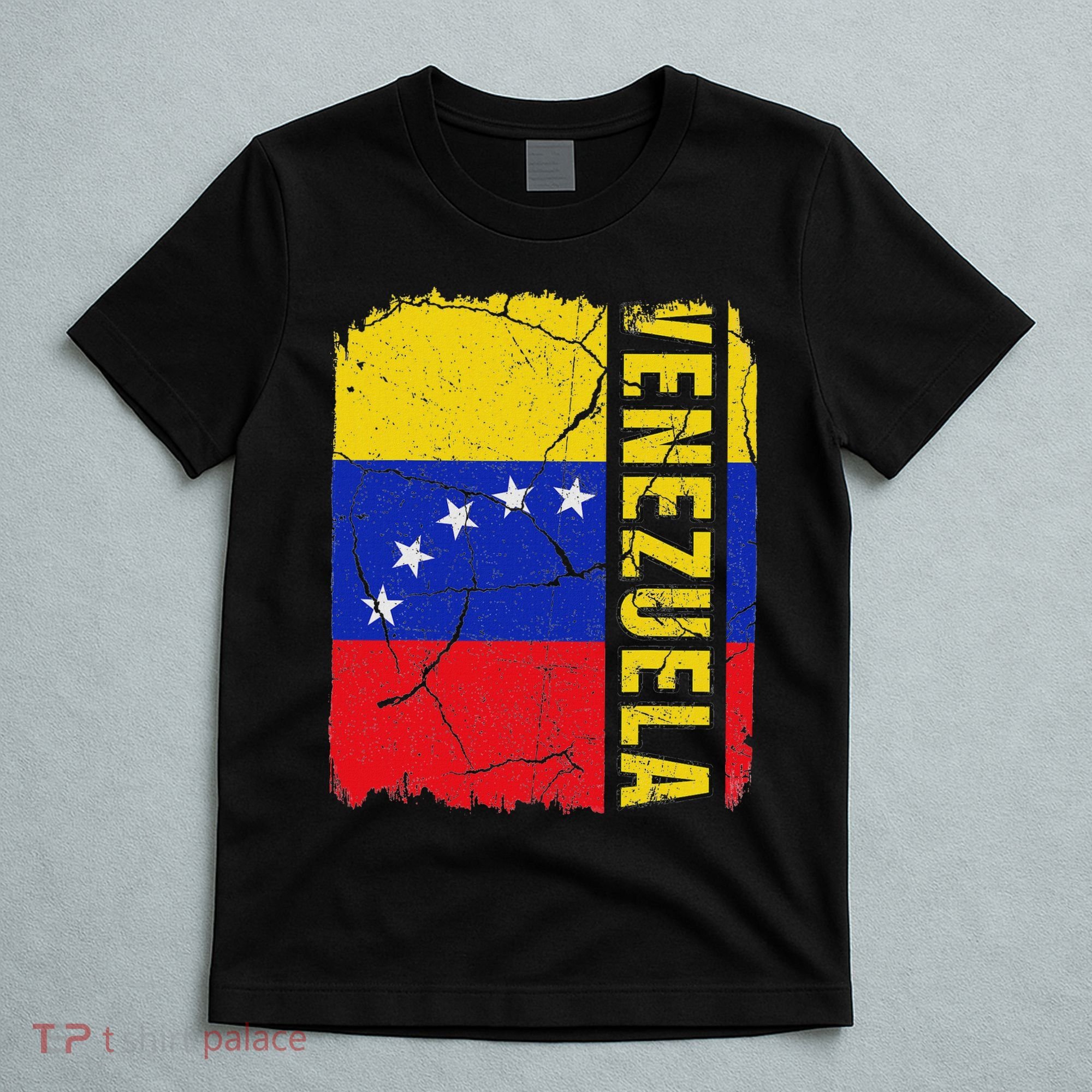 Vintage Venezuelan Flag Venezuela Pride Roots Heritage Gift T-Shirt