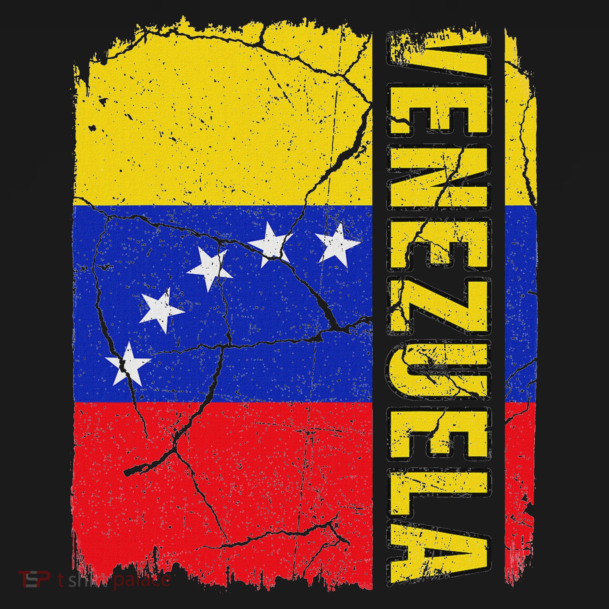 Vintage Venezuelan Flag Venezuela Pride Roots Heritage Gift T-Shirt