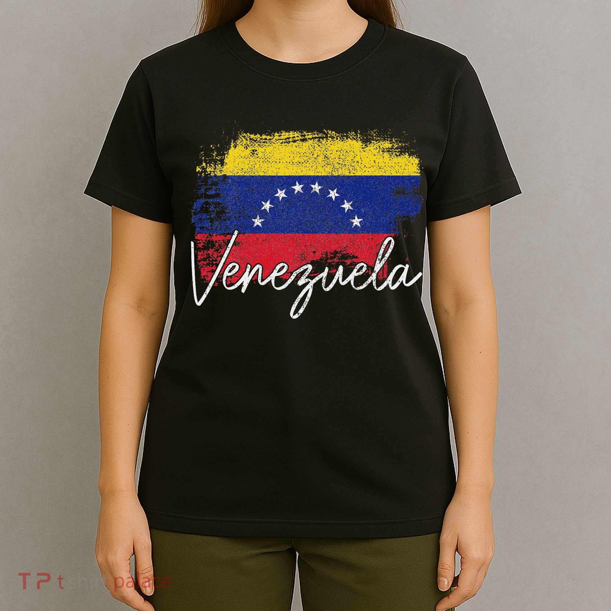Venezuela Vintage Flag Venezuelan Pride Roots T-Shirt