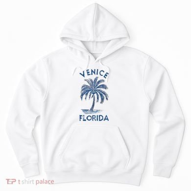 Vintage Venice Florida Palm Tree Fl Hoodie
