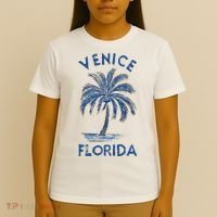 Vintage Venice Florida Palm Tree Fl T-Shirt thumb 4