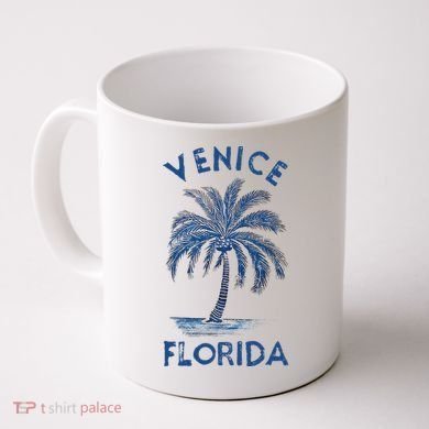 Vintage Venice Florida Palm Tree Fl Coffee Mug
