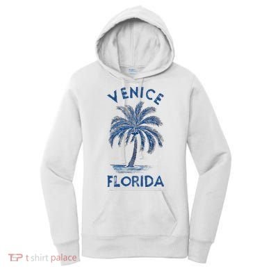 Vintage Venice Florida Palm Tree Fl Women's Hoodie