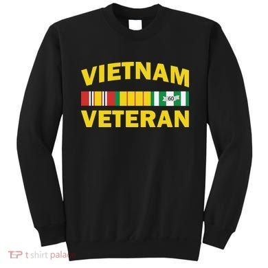 Vietnam Veteran Flag Logo Sweatshirt