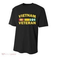 Vietnam Veteran Flag Logo Youth Performance Sprint T-Shirt thumb 0
