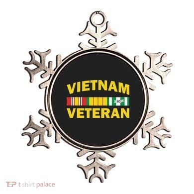 Vietnam Veteran Flag Logo Ornament