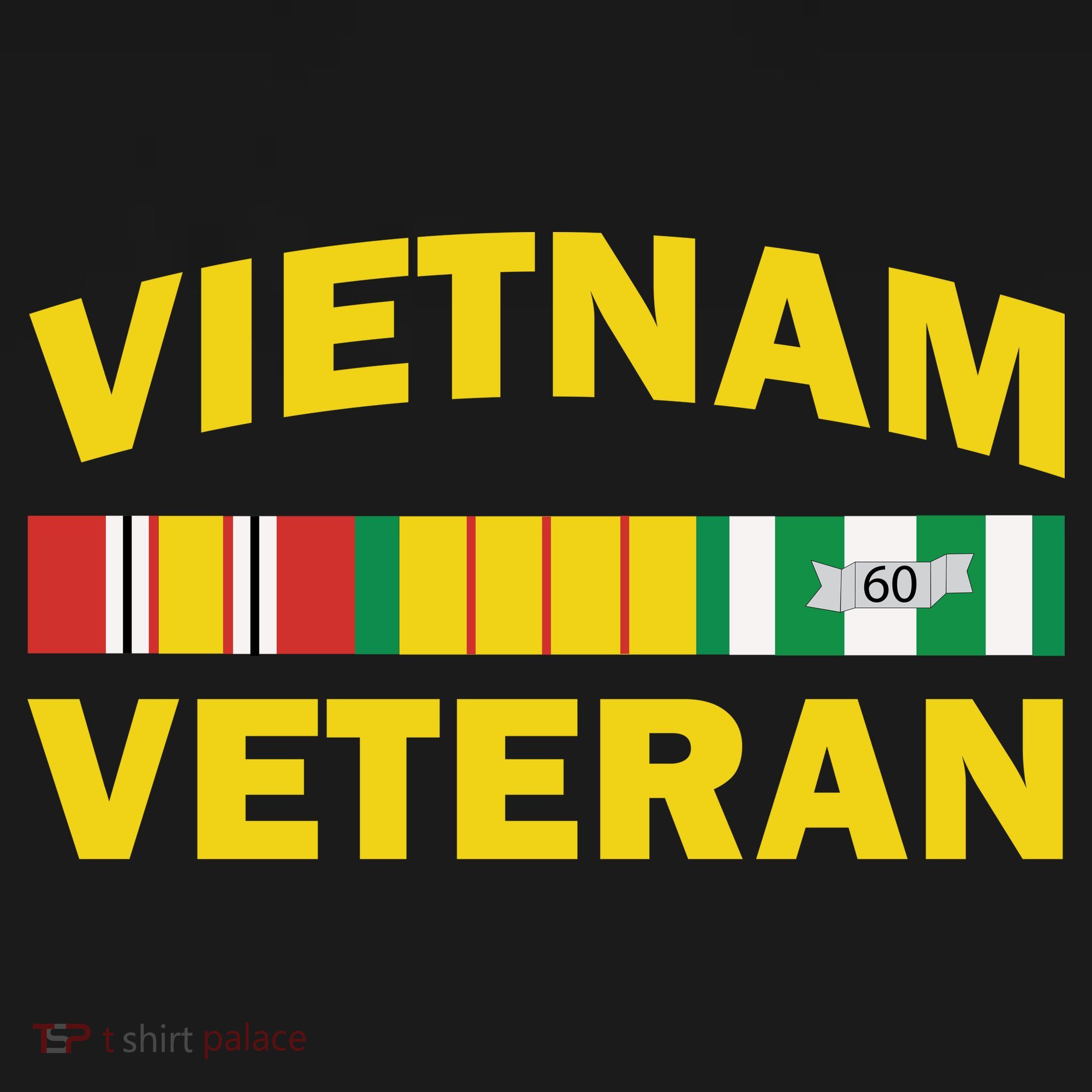 Vietnam Veteran Flag Logo Ornament