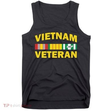 Vietnam Veteran Flag Logo Tank Top