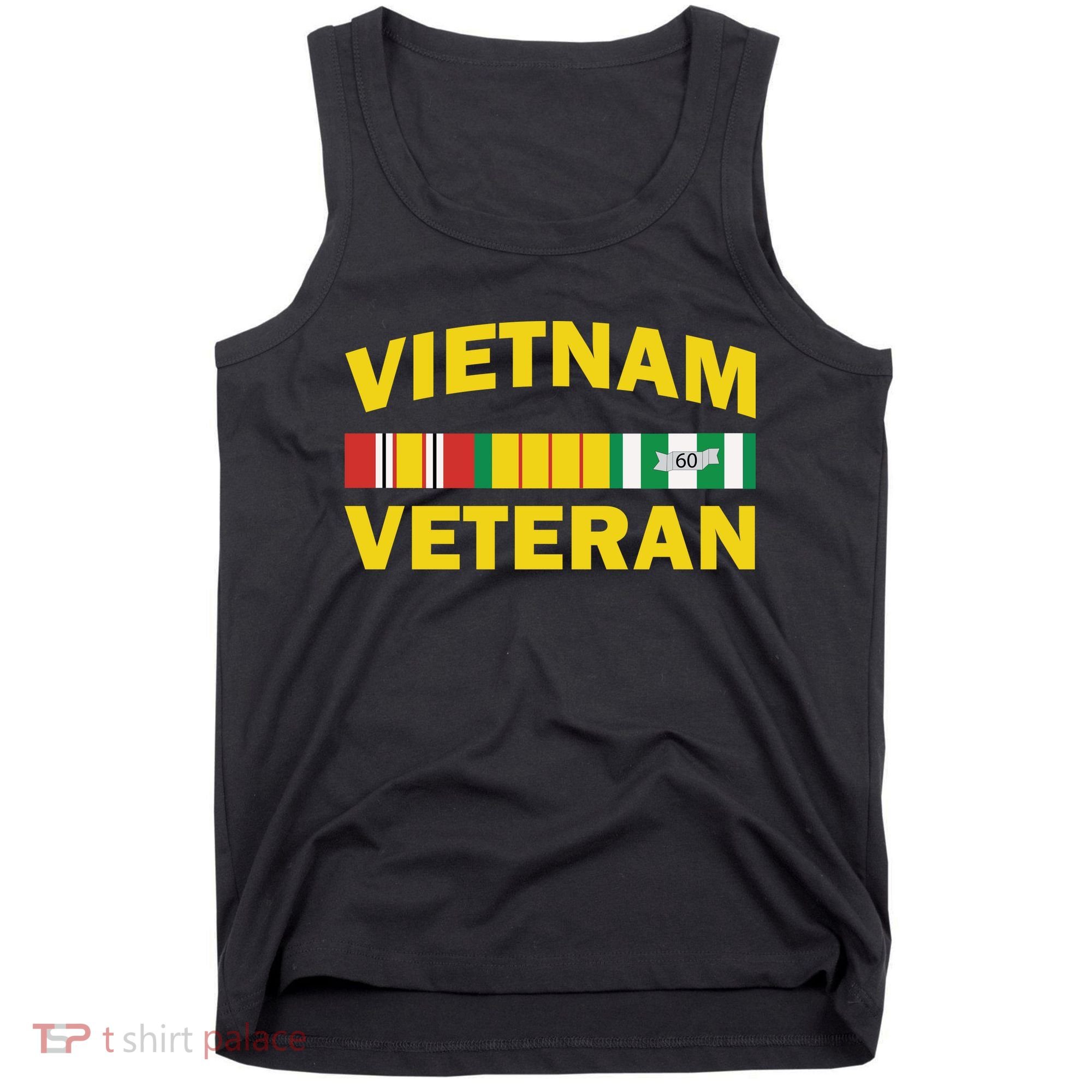 Vietnam Veteran Flag Logo Tank Top