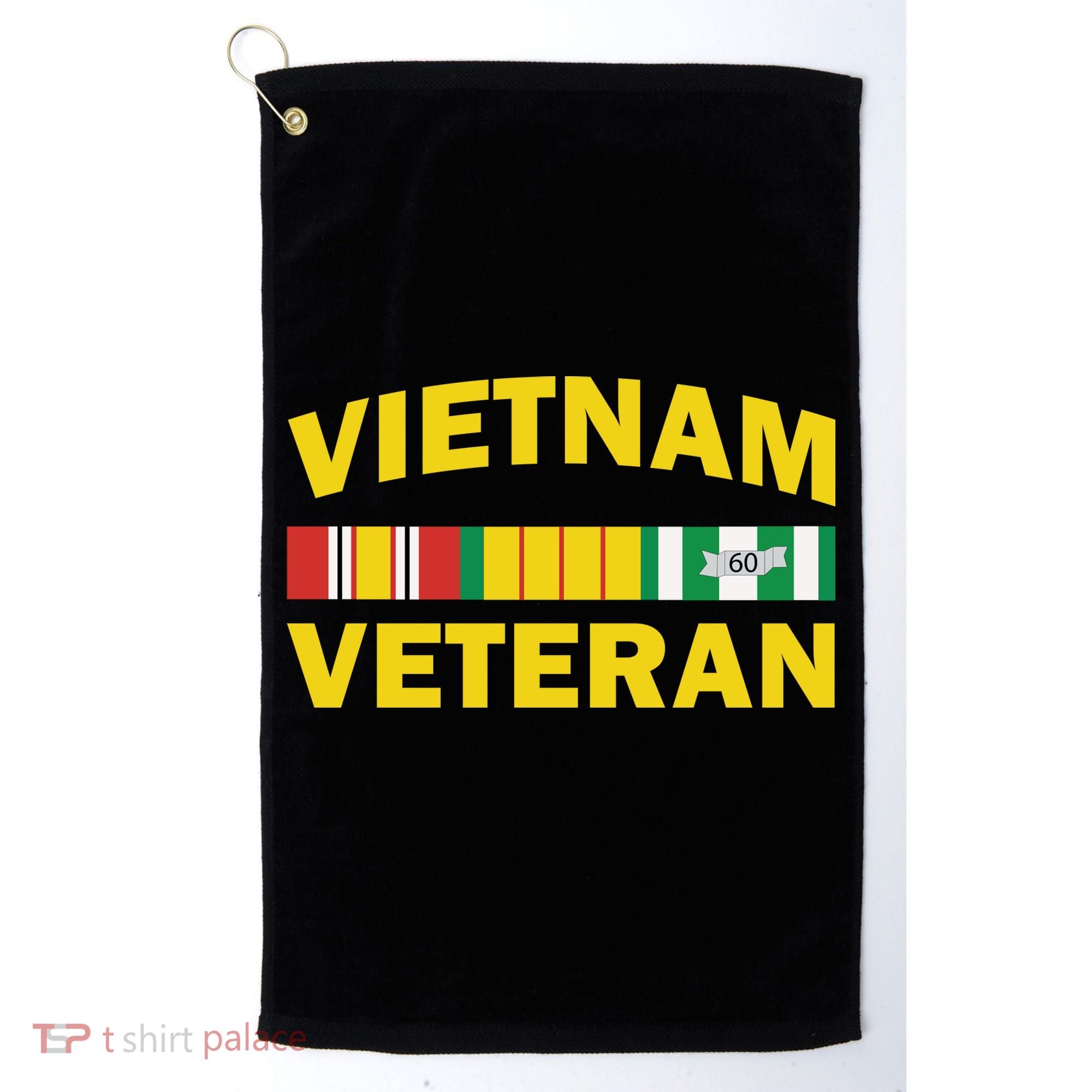 Vietnam Veteran Flag Logo Golf Towel