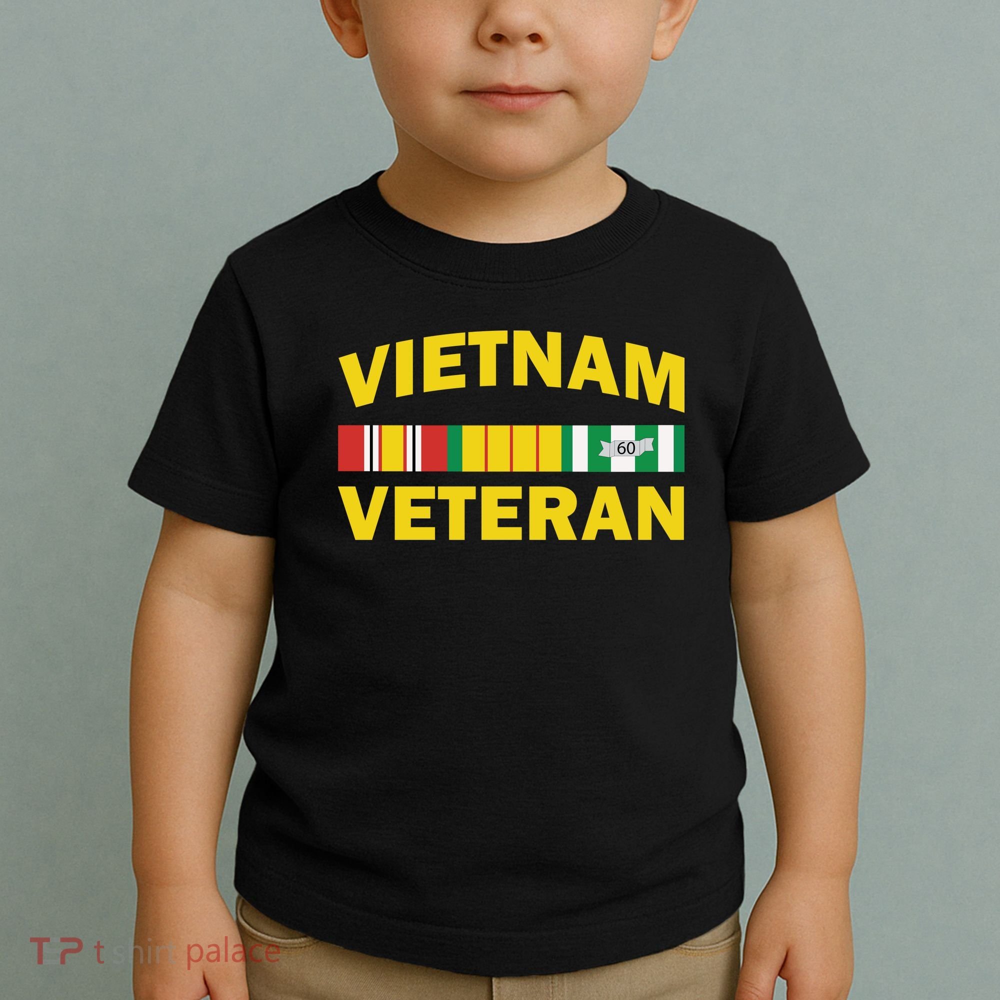 Vietnam Veteran Flag Logo Toddler T-Shirt