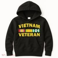 Vietnam Veteran Flag Logo Kids Hoodie thumb 0