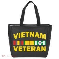 Vietnam Veteran Flag Logo Tote Bag thumb 0