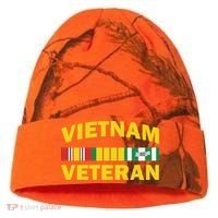 Vietnam Veteran Flag Logo Kati Licensed 12" Camo Cuffed Beanie thumb 0