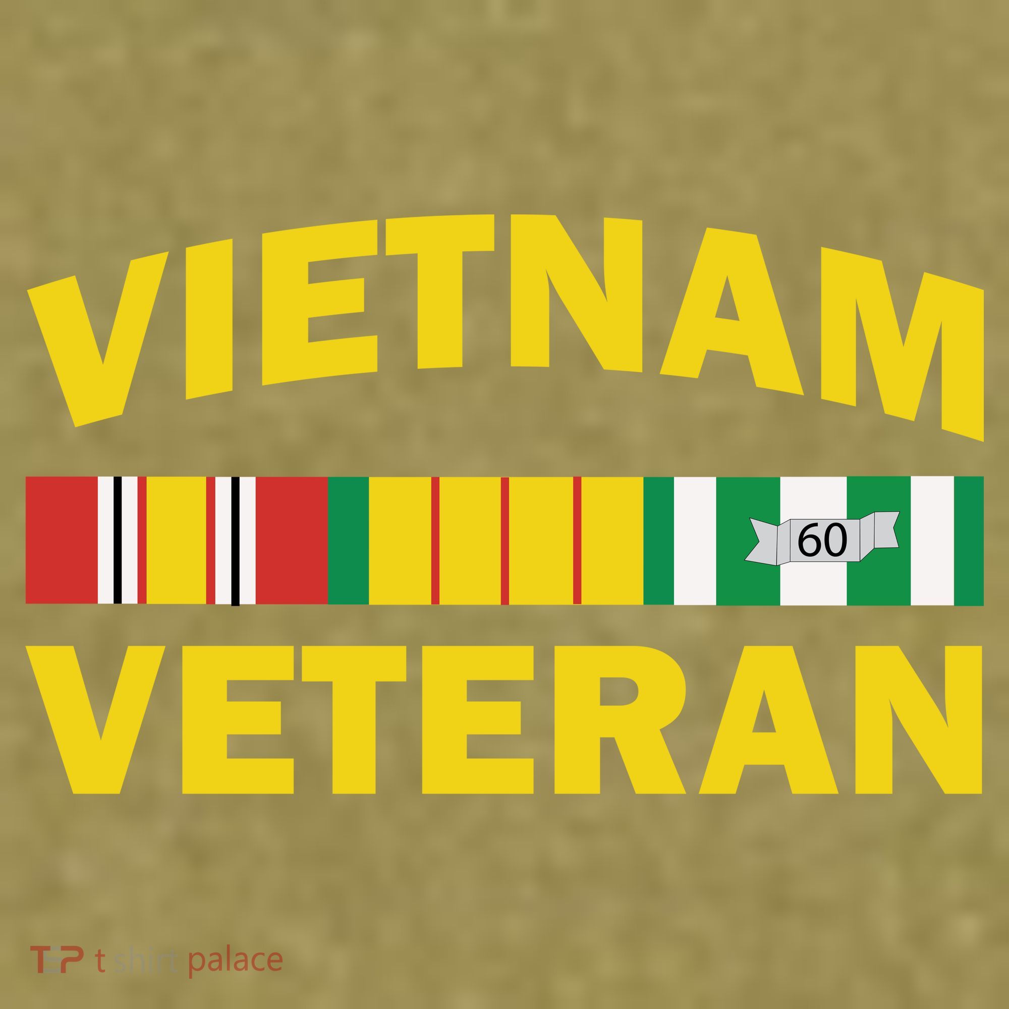 Vietnam Veteran Flag Logo Garment-Dyed Women's Muscle Tee