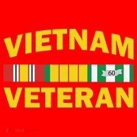 Vietnam Veteran Flag Logo Santa Hat thumb 1