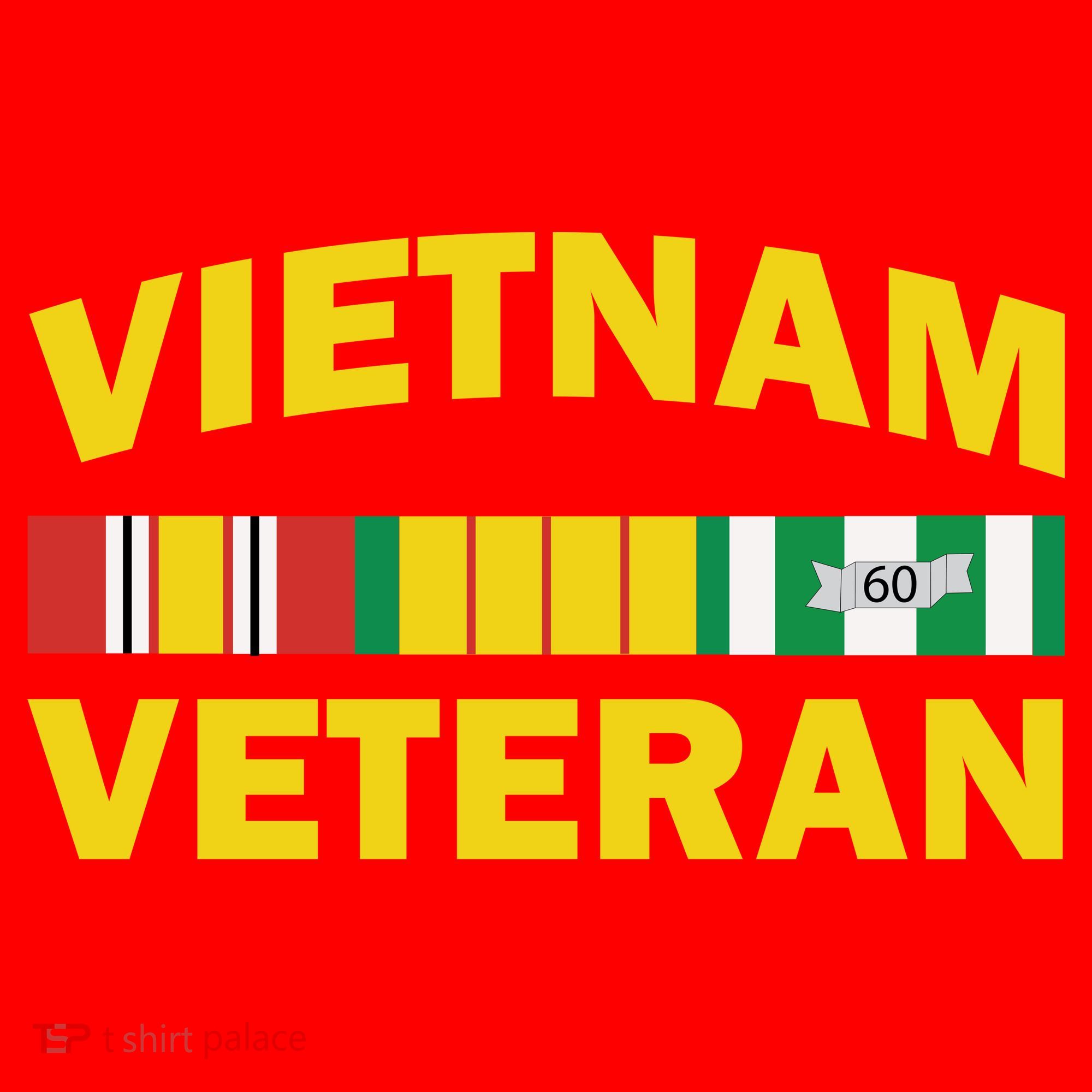 Vietnam Veteran Flag Logo Santa Hat