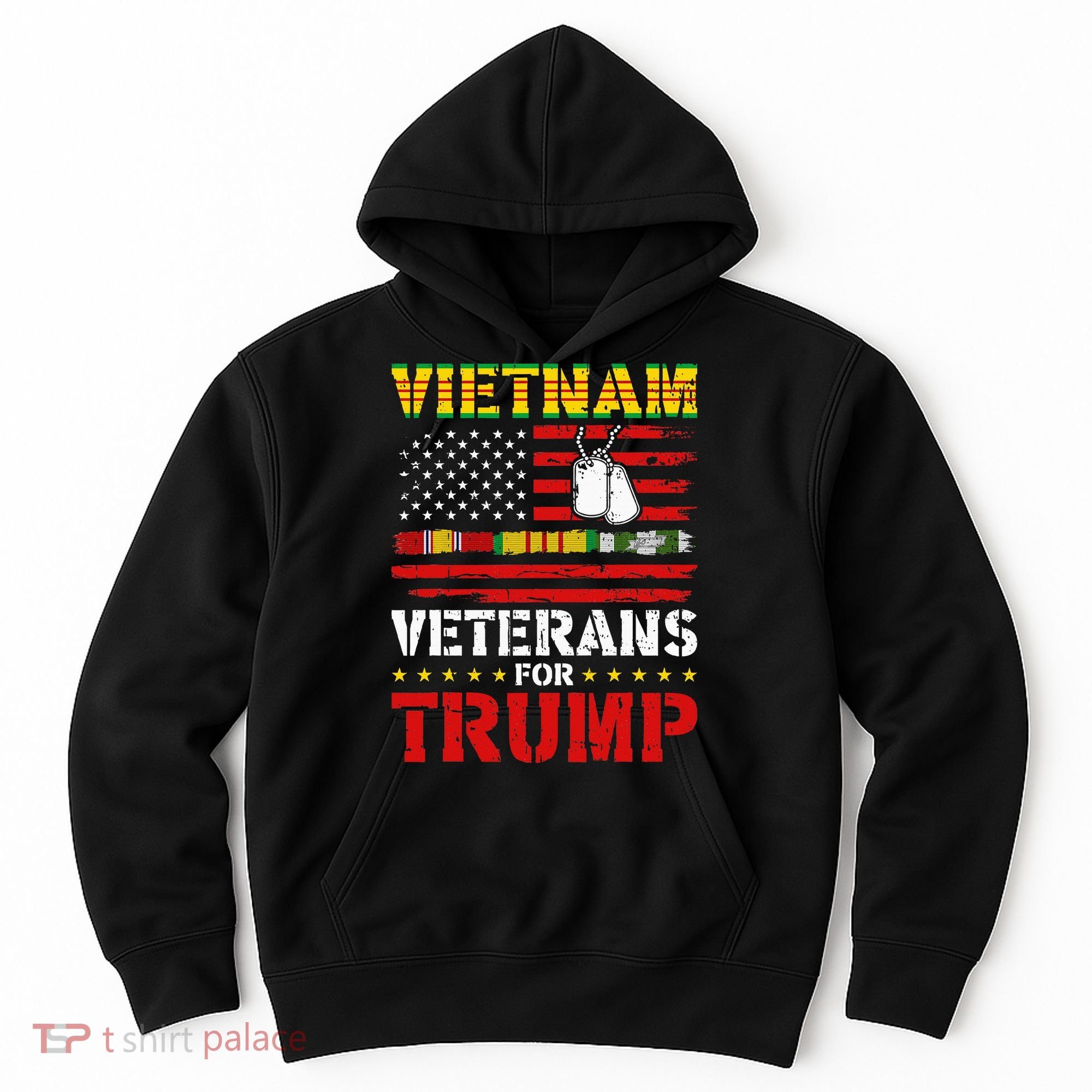 Vietnam Veterans For Trump 2024 Election Hoodie