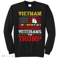 Vietnam Veterans For Trump 2024 Election Sweatshirt thumb 0