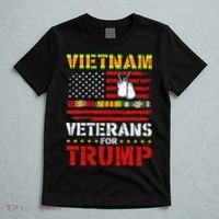 Vietnam Veterans For Trump 2024 Election T-Shirt thumb 5
